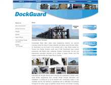 Tablet Screenshot of dockguard.co.uk